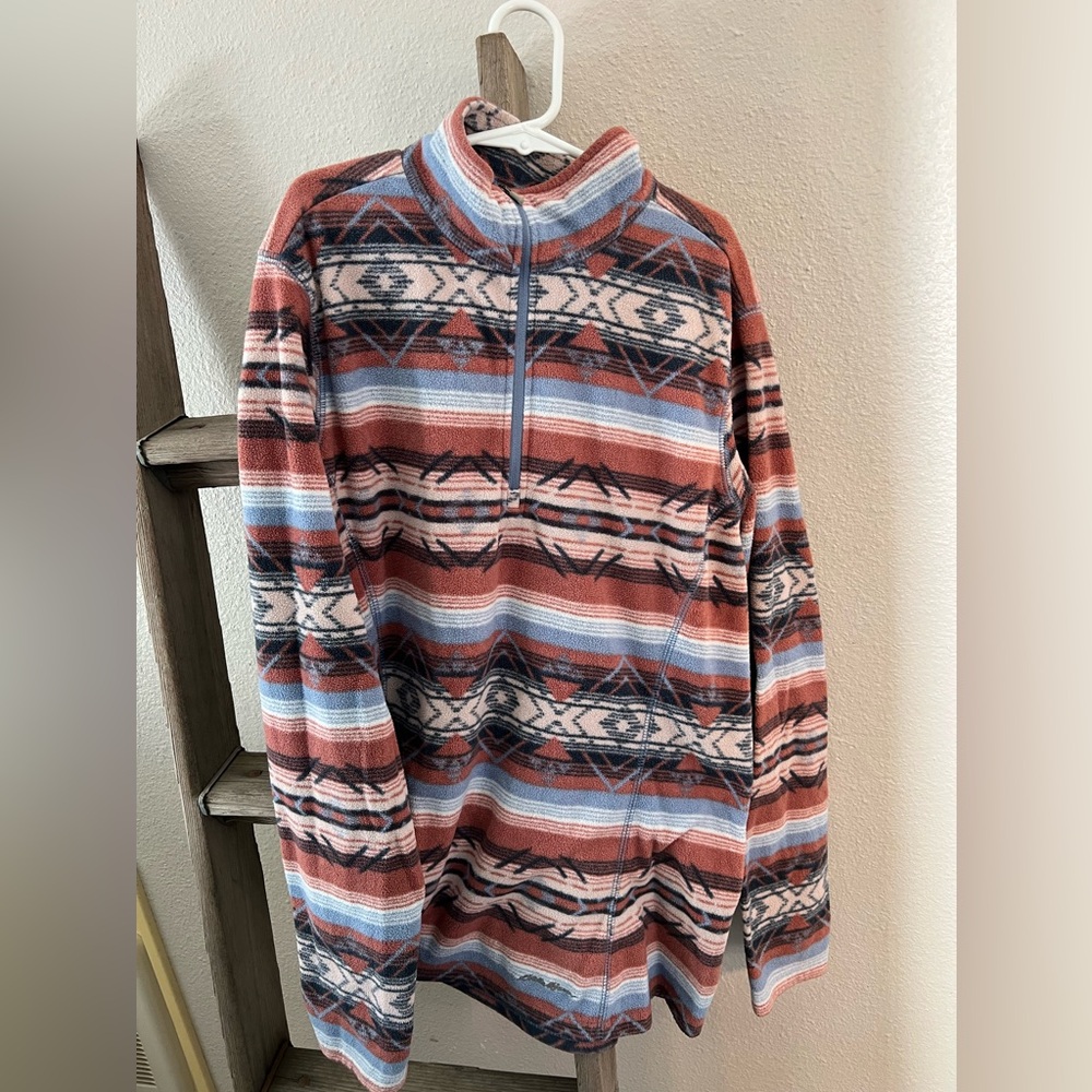 Eddie bauer 3/4 zip pull over fleece